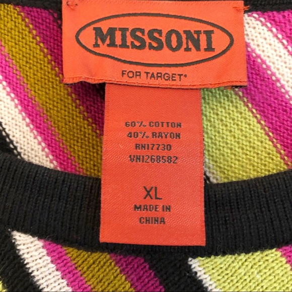 NEW Missoni for Target Striped Sweater Dress XL - Picture 3 of 8